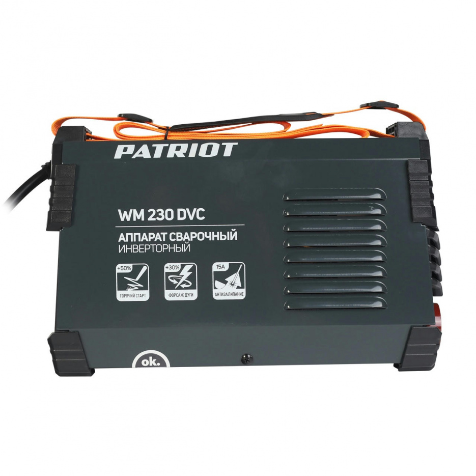 Аппарат сварочный WM 230 DVC, 230 А, инверторный PATRIOT 605302024