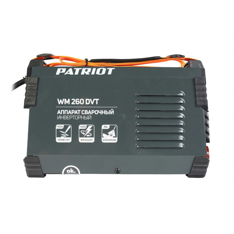 Аппарат сварочный WM 260 DVT, 260 А, инверторный PATRIOT 605302026